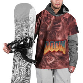 Накидка на куртку 3D с принтом Doom (Classic) в Кировске, 100% полиэстер |  | Тематика изображения на принте: 90 | олдскул | скелет | череп