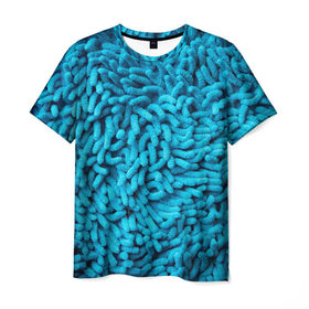 Мужская футболка 3D с принтом Пушистик в Кировске, 100% полиэфир | прямой крой, круглый вырез горловины, длина до линии бедер | Тематика изображения на принте: ковёр | ковролин | комфорт | палас | пушистик | тепло