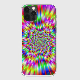Чехол для iPhone 12 Pro Max с принтом Спектральная иллюзия в Кировске, Силикон |  | Тематика изображения на принте: взрыв | гипноз | движение | краски | красочный фон | обман зрения | оптическая иллюзия | погружение | текстура | фокус | цветовой спектр