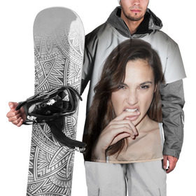 Накидка на куртку 3D с принтом Галь Гадот в Кировске, 100% полиэстер |  | gal gadot | израильская актриса