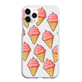 Чехол для iPhone 11 Pro Max матовый с принтом Мороженки в Кировске, Силикон |  | девушкам | мороженка | мороженое | сладкая