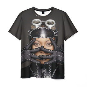 Мужская футболка 3D с принтом Наоми Кэмпбелл в Кировске, 100% полиэфир | прямой крой, круглый вырез горловины, длина до линии бедер | naomi campbell | актриса | британская | наоми кэмпбелл | певица афроямайское | происхождение | супермодель
