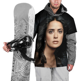 Накидка на куртку 3D с принтом Сальма Хайек в Кировске, 100% полиэстер |  | salma hayek | актриса | мексикано американская | певица | продюсер | режиссёр | сальма хайек