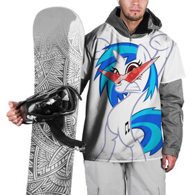 Накидка на куртку 3D с принтом DJ Pon-3 в Кировске, 100% полиэстер |  | круто | модно | музыка | пони