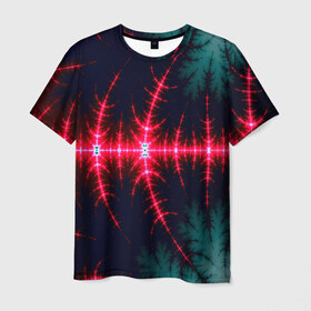 Мужская футболка 3D с принтом Звуковые волны в Кировске, 100% полиэфир | прямой крой, круглый вырез горловины, длина до линии бедер | абстракт | абстракции | иллюзия | прикольные | текстуры