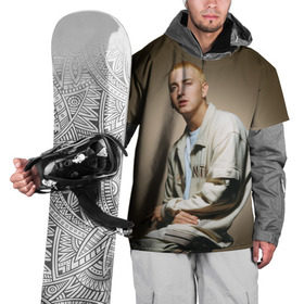 Накидка на куртку 3D с принтом Эминем в Кировске, 100% полиэстер |  | marshall bruce mathers | маршалл брюс мэтерс | рэпер