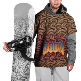 Накидка на куртку 3D с принтом Doom (щупальца) в Кировске, 100% полиэстер |  | Тематика изображения на принте: извилины | мозги | осьминог