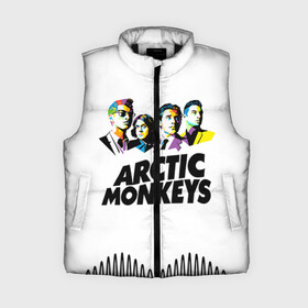 Женский жилет утепленный 3D с принтом Arctic Monkeys 2 в Кировске,  |  | am | arctic | arctic monkeys | monkeys | rock | алекс тёрнер | амы | арктические мартышки | джейми кук | мартышки | мэтт хелдерс. ам | ник омэлли | ник о’мэлли | рок