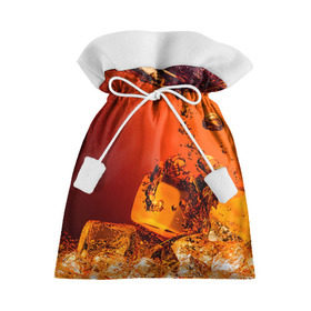 Подарочный 3D мешок с принтом Кола 1 в Кировске, 100% полиэстер | Размер: 29*39 см | Тематика изображения на принте: cocacola | cola | pepsi | кола | лёд | напиток | пепси | пузыри