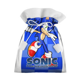 Подарочный 3D мешок с принтом Sonic The-Hedgehog в Кировске, 100% полиэстер | Размер: 29*39 см | Тематика изображения на принте: sega sonic