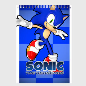 Скетчбук с принтом Sonic The-Hedgehog в Кировске, 100% бумага
 | 48 листов, плотность листов — 100 г/м2, плотность картонной обложки — 250 г/м2. Листы скреплены сверху удобной пружинной спиралью | sega sonic