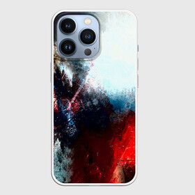 Чехол для iPhone 13 Pro с принтом Expressive в Кировске,  |  | Тематика изображения на принте: rainbow | краска | прикольные | радуга | текстуры | штрихи