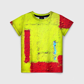 Детская футболка 3D с принтом Grandeur в Кировске, 100% гипоаллергенный полиэфир | прямой крой, круглый вырез горловины, длина до линии бедер, чуть спущенное плечо, ткань немного тянется | grunge | new | арт | гранж | краска | прикольные | цветные