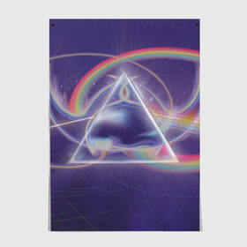 Постер с принтом Pink Floyd в Кировске, 100% бумага
 | бумага, плотность 150 мг. Матовая, но за счет высокого коэффициента гладкости имеет небольшой блеск и дает на свету блики, но в отличии от глянцевой бумаги не покрыта лаком | pink floyd