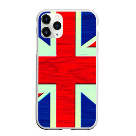 Чехол для iPhone 11 Pro матовый с принтом Англия в Кировске, Силикон |  | англия | модные | популярные | прикольные | стена | флаг
