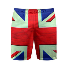 Мужские шорты 3D спортивные с принтом Англия в Кировске,  |  | англия | модные | популярные | прикольные | стена | флаг