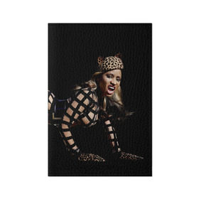 Обложка для паспорта матовая кожа с принтом Ники Минаж в Кировске, натуральная матовая кожа | размер 19,3 х 13,7 см; прозрачные пластиковые крепления | onika tanya maraj | автор исполнитель | актриса | американская | ники минаж | певица | рэпер