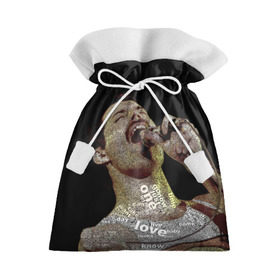 Подарочный 3D мешок с принтом Фредди Меркьюри в Кировске, 100% полиэстер | Размер: 29*39 см | freddie mercury | queen. | автор песен | британский | вокалист | певец | рок группа | фредди меркьюри