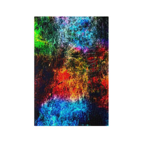 Обложка для паспорта матовая кожа с принтом Краска в Кировске, натуральная матовая кожа | размер 19,3 х 13,7 см; прозрачные пластиковые крепления | Тематика изображения на принте: краска | одежда | потертости | прикольные
