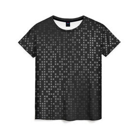 Женская футболка 3D с принтом Пиксели в Кировске, 100% полиэфир ( синтетическое хлопкоподобное полотно) | прямой крой, круглый вырез горловины, длина до линии бедер | пиксели