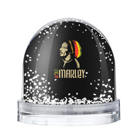 Снежный шар с принтом Bob Marley в Кировске, Пластик | Изображение внутри шара печатается на глянцевой фотобумаге с двух сторон | bob marley | боб марли | музыка | регги | ямайка