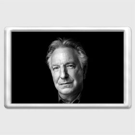 Магнит 45*70 с принтом Alan Rickman в Кировске, Пластик | Размер: 78*52 мм; Размер печати: 70*45 | Тематика изображения на принте: alan rickman