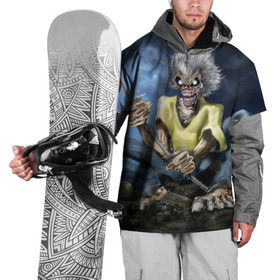 Накидка на куртку 3D с принтом FISHING в Кировске, 100% полиэстер |  | Тематика изображения на принте: iron maiden | rock | рок | череп