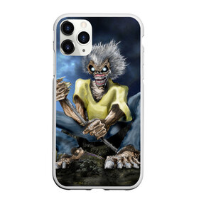 Чехол для iPhone 11 Pro матовый с принтом FISHING в Кировске, Силикон |  | iron maiden | rock | рок | череп