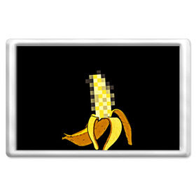Магнит 45*70 с принтом Банан 18+ в Кировске, Пластик | Размер: 78*52 мм; Размер печати: 70*45 | банан | большой банан | ххх