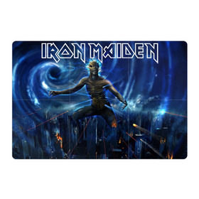 Магнитный плакат 3Х2 с принтом Iron Maiden в Кировске, Полимерный материал с магнитным слоем | 6 деталей размером 9*9 см | iron maiden | rock | рок | череп