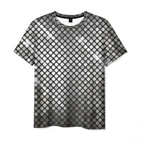 Мужская футболка 3D с принтом Silver style в Кировске, 100% полиэфир | прямой крой, круглый вырез горловины, длина до линии бедер | club | клуб | серебро | стиль
