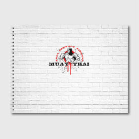 Альбом для рисования с принтом Muay thai 7 в Кировске, 100% бумага
 | матовая бумага, плотность 200 мг. | muay thai