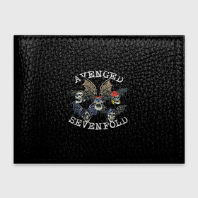 Обложка для студенческого билета с принтом Avenged Sevenfold в Кировске, натуральная кожа | Размер: 11*8 см; Печать на всей внешней стороне | Тематика изображения на принте: avenged sevenfold