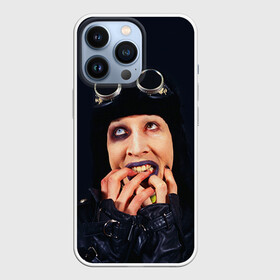 Чехол для iPhone 13 Pro с принтом Mаrilyn Manson в Кировске,  |  | Тематика изображения на принте: mаrilyn manson