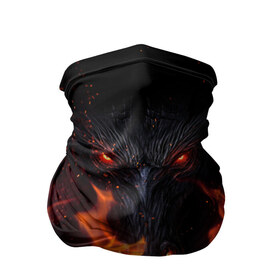 Бандана-труба 3D с принтом Devil в Кировске, 100% полиэстер, ткань с особыми свойствами — Activecool | плотность 150‒180 г/м2; хорошо тянется, но сохраняет форму | devil | дьявол | монстр | огонь | ужас