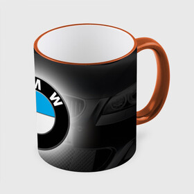 Кружка с принтом BMW в Кировске, керамика | ёмкость 330 мл | bmw | бмв | лого | логотип