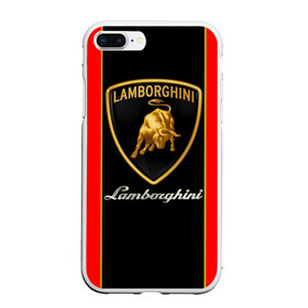 Чехол для iPhone 7Plus/8 Plus матовый с принтом Lamborghini в Кировске, Силикон | Область печати: задняя сторона чехла, без боковых панелей | lamborghini | авто | автомобиль | ламборгини