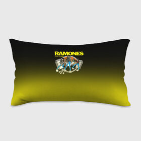 Подушка 3D антистресс с принтом Ramones 6 в Кировске, наволочка — 100% полиэстер, наполнитель — вспененный полистирол | состоит из подушки и наволочки на молнии | Тематика изображения на принте: 