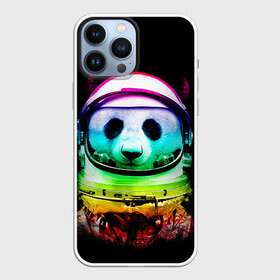 Чехол для iPhone 13 Pro Max с принтом Панда космонавт в Кировске,  |  | астронавт | звезды | космонавт | космос | панда | радуга