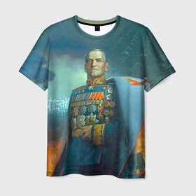 Мужская футболка 3D с принтом Жуков в Кировске, 100% полиэфир | прямой крой, круглый вырез горловины, длина до линии бедер | 9 мая | великая отечественная | великая отечественная война | вов | день победы | жуков | маршал | победа
