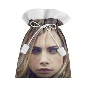 Подарочный 3D мешок с принтом Кара Делевинь в Кировске, 100% полиэстер | Размер: 29*39 см | Тематика изображения на принте: 