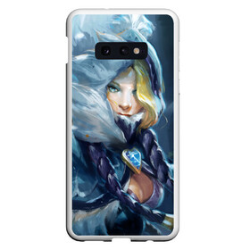 Чехол для Samsung S10E с принтом Crystal Maiden в Кировске, Силикон | Область печати: задняя сторона чехла, без боковых панелей | crystal | dota | dota 2 | maiden | дота | дотан | кристал | кристалка | мейден | раки