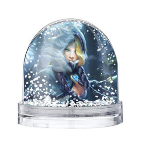 Снежный шар с принтом Crystal Maiden в Кировске, Пластик | Изображение внутри шара печатается на глянцевой фотобумаге с двух сторон | Тематика изображения на принте: crystal | dota | dota 2 | maiden | дота | дотан | кристал | кристалка | мейден | раки
