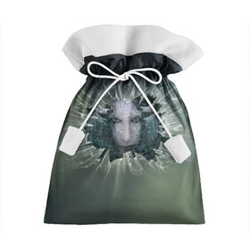 Подарочный 3D мешок с принтом Мэрилин Мэнсон в Кировске, 100% полиэстер | Размер: 29*39 см | marilyn manson мэрилин мэнсон | музыка | рок | шок рокер