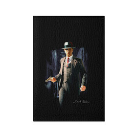 Обложка для паспорта матовая кожа с принтом L.A. Noire в Кировске, натуральная матовая кожа | размер 19,3 х 13,7 см; прозрачные пластиковые крепления | los angeles | лос анджелес | нуар