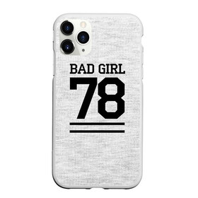 Чехол для iPhone 11 Pro матовый с принтом Bad girl в Кировске, Силикон |  | bad | bad girl | girl | hipster | swag | свег | свэг | хипстер | хисптеры | цитата