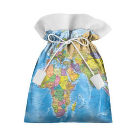 Подарочный 3D мешок с принтом Карта в Кировске, 100% полиэстер | Размер: 29*39 см | Тематика изображения на принте: map | world | глобус | мир | россия