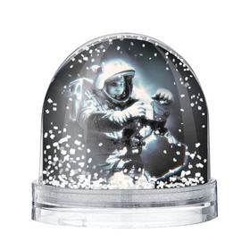 Снежный шар с принтом Гагарин 5 в Кировске, Пластик | Изображение внутри шара печатается на глянцевой фотобумаге с двух сторон | 12 апреля | гагарин | день космонавтики | космонавт | космонавтика | космос | юра | юрий