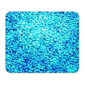 Коврик прямоугольный с принтом Вода в Кировске, натуральный каучук | размер 230 х 185 мм; запечатка лицевой стороны | Тематика изображения на принте: blue | арт | вода | волны | новые | прикольные | текстуры