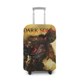 Чехол для чемодана 3D с принтом Dark Souls 14 в Кировске, 86% полиэфир, 14% спандекс | двустороннее нанесение принта, прорези для ручек и колес | dark souls
